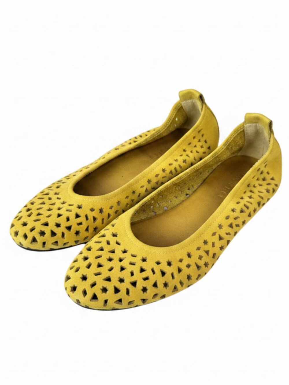 Arche Lilly Perforated Golden Chartreuse  Ballet Flats EU 36 / US 6
